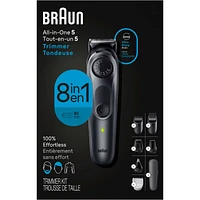 All-In-One Style Kit Series 5 5471, 8-in-1 Trimmer for Men with Beard Trimmer, Body Trimmer for Manscaping, Hair Clippers & More, Ultra-Sharp Blade, 40 Length Settings, Rechargeable 80-minute Battery Cordless Runtime and 100% Waterproof
