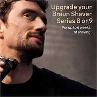 Powercase, compatible with Braun Series 8 and 9 Electric Shavers, charges for up to 6 weeks