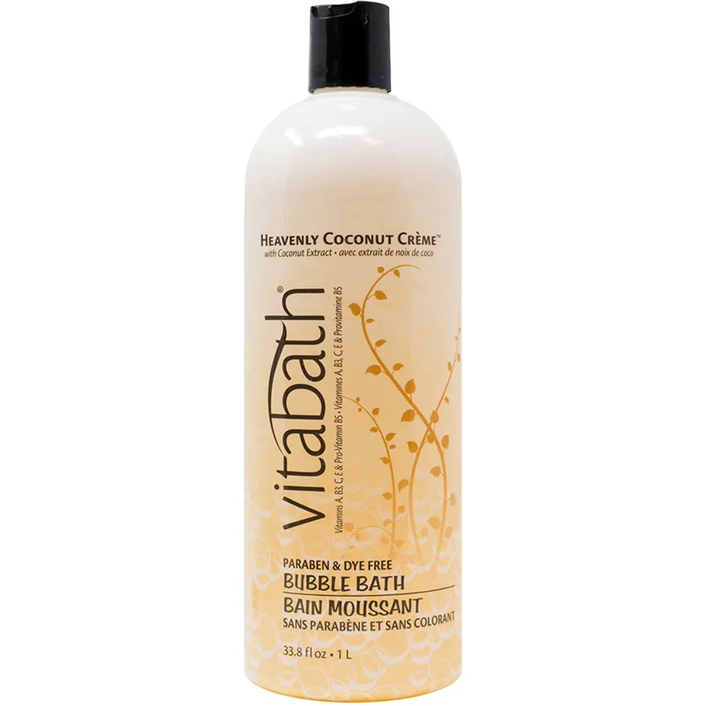 Heavenly Coconut Crème Paraben & Dye Free Bubble Bath