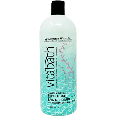 Cucumber & White Tea Paraben & Dye Free Bubble Bath