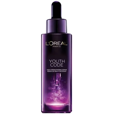 Youth Code Skin Strengthening Face Serum with Probiotic Ferments, Hydrates, Boosts Glow, Smooths Texture, Minimizes Look of Pores, 30mL