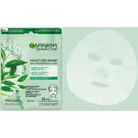 SkinActive Moisture Bomb Super Hydrating + Rebalancing Sheet Mask with Hyaluronic Acid + Green Tea