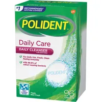 Polident Daily Care Denture Cleaner 96 Denture Tablets