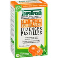 TheraBreath Dry Mouth Lozenges Mandarin Mint 72 Wrapped Lozenges