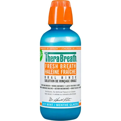 TheraBreath Fresh Breath Oral Rinse Icy Mint