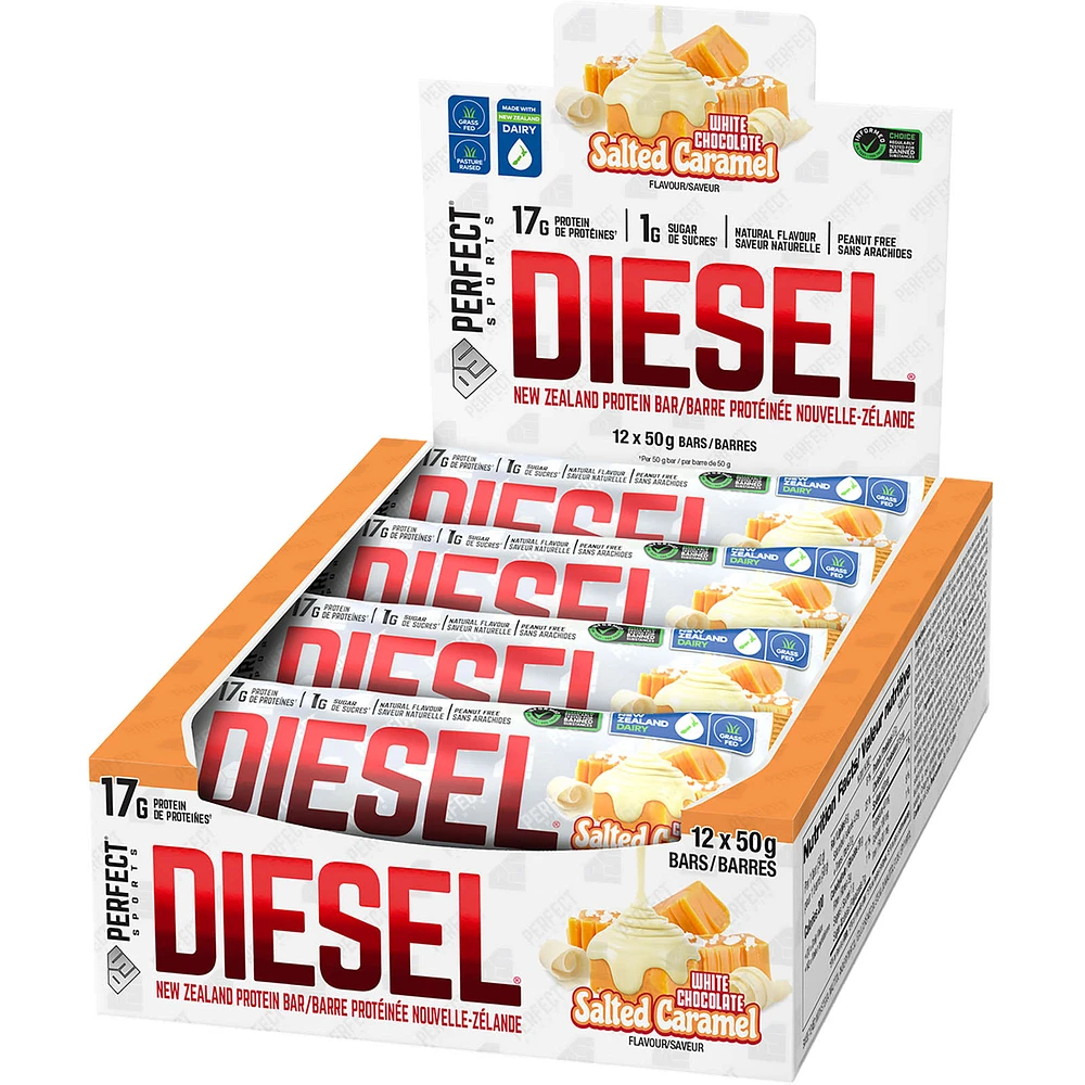 DIESEL New Zealand Protein Bar White Chocolate Salted Caramel