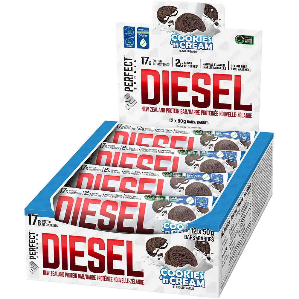 DIESEL New Zealand Protein Bar Cookies n' Cream