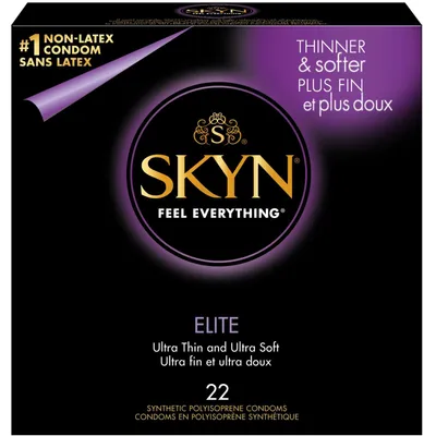 SKYN® Elite Natural Latex Free Lubricated Condoms
