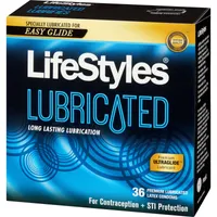 Lubricated 36 Premium Lubricated Latex Condoms