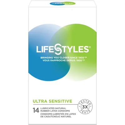Ultra Sensitive Lubricated Latex Condoms