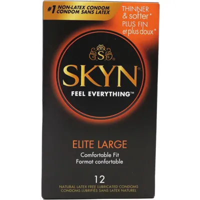 Skyn®   Elite Large  Synthetic Polyisoprene Lubricated Condoms
