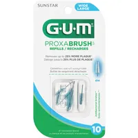 GUM Proxabrush  Interdental Refills, Wide - 10ct