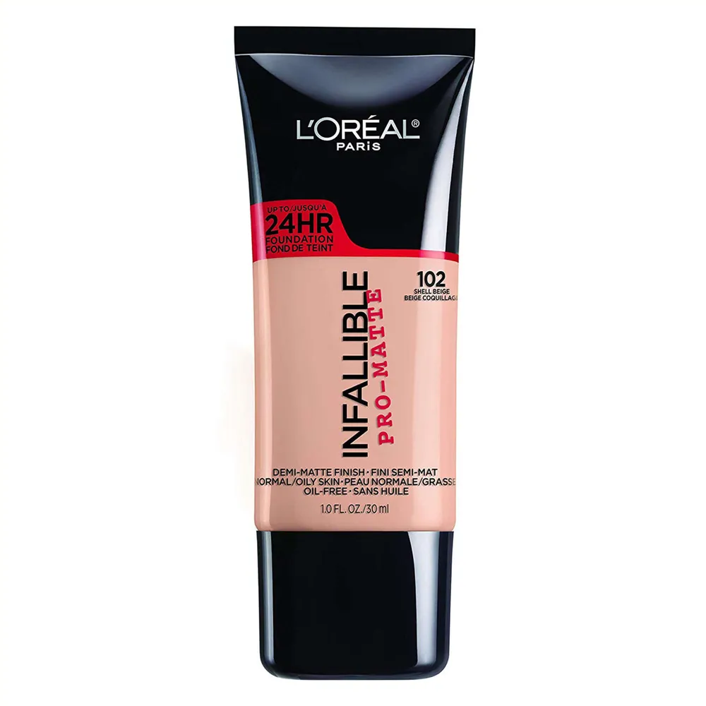 Pro-Matte Foundation, Oil-Free, Lightweight, Longwear Face Makeup Up to 24hr