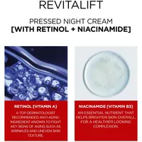 Night Face Moisturizer with Retinol, Niacinamide, Revitalift Triple Power LZR Pressed Cream