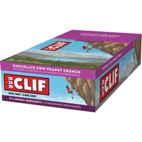 CLIF BAR - Energy Bars - Chocolate Chip Peanut Crunch - (68 Gram Protein Bars, 12 Count)