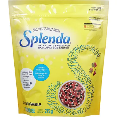 Splenda® No Calorie Sweetener Granulated (5lb Eqv)