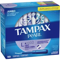 Pearl Tampons Light Absorbency