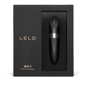 LELO MIA 2 Black Clitoral Lipstick Vibrator, Waterproof, 6 Variable Speed, Discreet