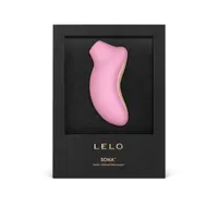 LELO SONA Pink Clitoral Vibrator, Whisper-Quiet Sonic Massager, Rechargeable, Waterproof