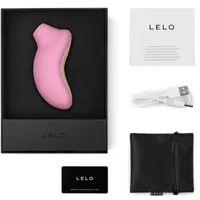 LELO SONA Pink Clitoral Vibrator, Whisper-Quiet Sonic Massager, Rechargeable, Waterproof