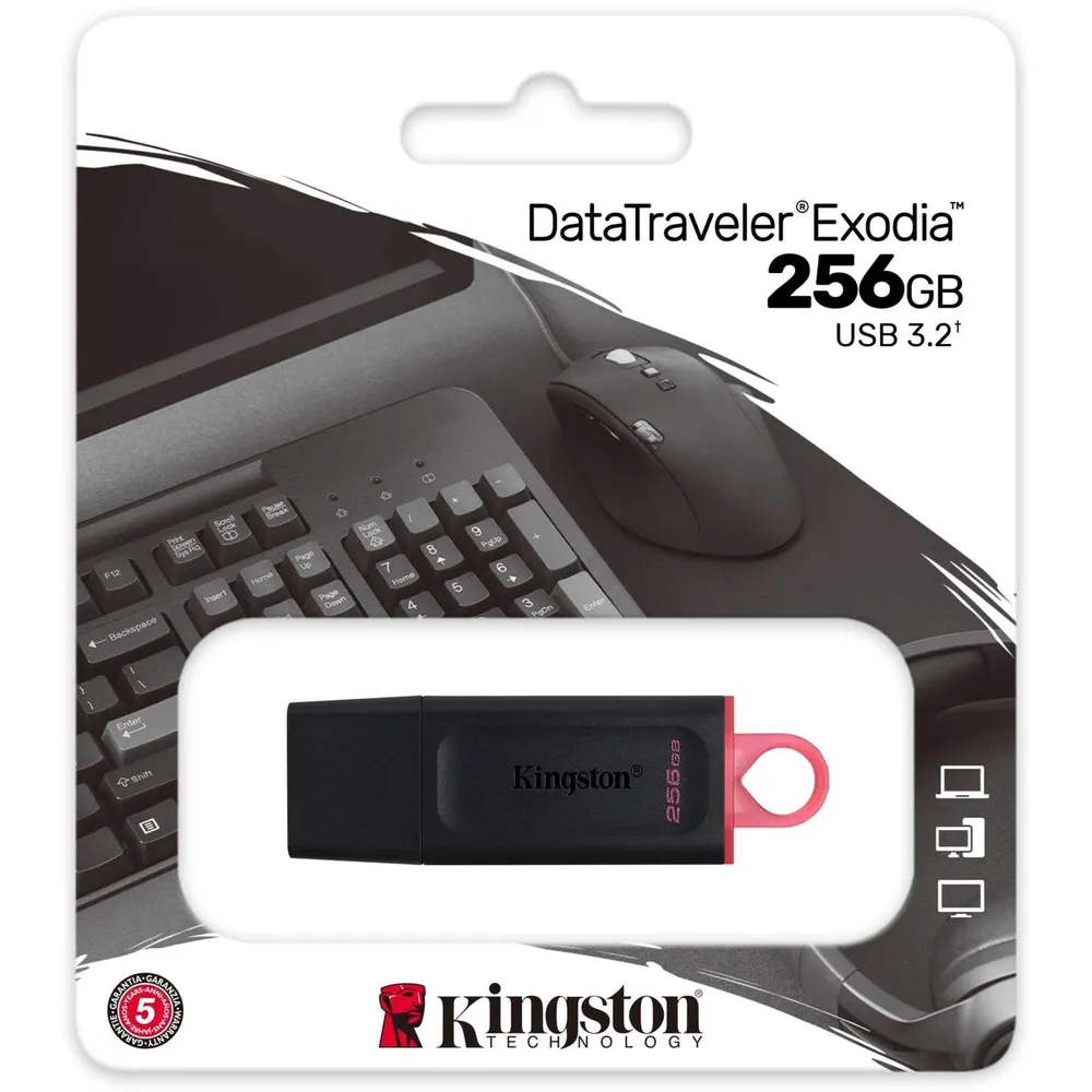 DataTraveler Exodia 256GB USB 3.2 Flash Drive