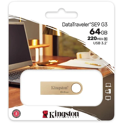 DataTraveler SE9 G3 64GB USB 3.2