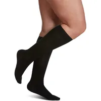 All Season Merino Wool Compression Socks, Women, Black