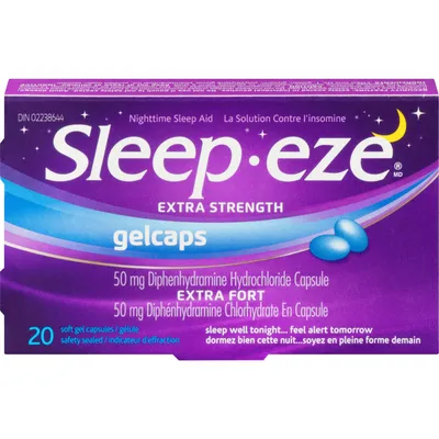 Sleep-eze Extra Strength Gelcaps Nighttime Sleep Aid