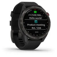 Approach S42 GPS Golf Smartwatch - Gunmetal with Black Band