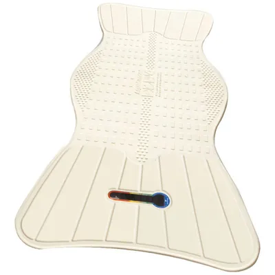 AquaSense Non-Slip Bath Mat with Built-In Temperature Indicator, Universal, White