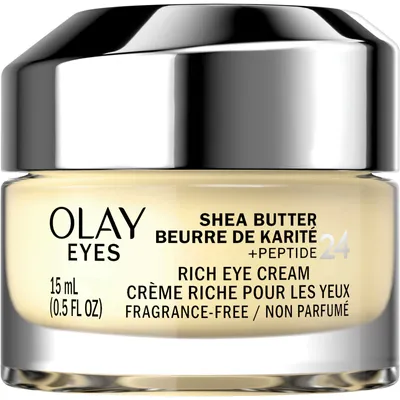Shea Butter + Peptide 24 Eye Cream, Fragrance-Free