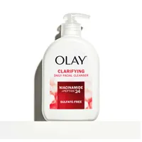 Olay Niacinamide + Peptide 24 Face Wash, Clarifying, Sulfate-Free, 473 mL
