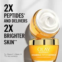 Olay Regenerist Vitamin C + Peptide 24 MAX Face Moisturizer, 50 mL