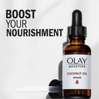 Olay Coconut Oil Serum, Nourishing Antioxidant Booster, Fragrance-Free, 30mL (1.0 Fl Oz)