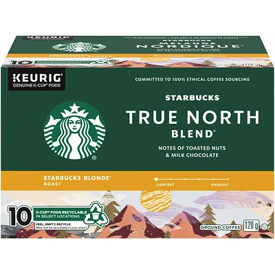 True North Blend Blonde Roast Ground Coffee K-Cup Pods Box