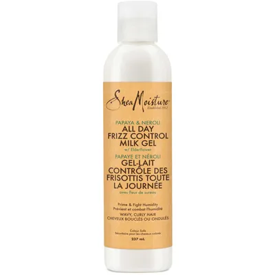 SheaMoisture  Milk Gel for Wavy, Curly Hair, Papaya and Neroli, Paraben-Free 237 mL