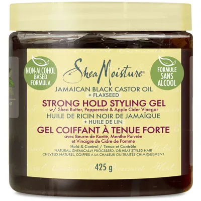 Jamaican Black Castor Oil Strong Hold Hair Styling Gel With Flaxseed