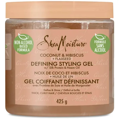 Coconut & Hibiscus Defining Hair Styling Gel with Flaxseed