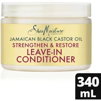 Strengthen & Restore Leave-in Conditioner for dry hair Jamaican Black Castor Oil with Shea Butter, Peppermint and Apple Cider Vinegar 340 ml