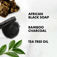 Sheamoisture African Black Soap Balancing Conditioner for dry and damaged hair Bamboo Charcoal with Tea Tree Oil and Willow Bark extract 384 ml