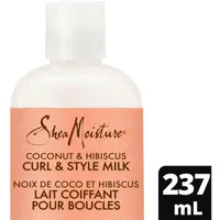 Curl & Style Milk Leave-In Conditioner for thick, curly Hair Coconut & Hibiscus with Silk Protein and Neem Oil 237 ml