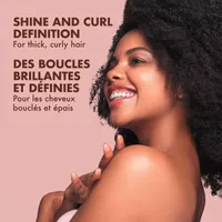 Curling Gel Soufflé Leave-in Conditioner for thick, curly hair Coconut & Hibiscus moisturizes and defines curls 340 g