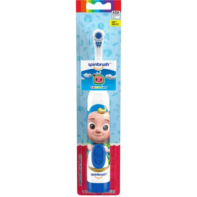 Kids Battery Powered Toothbrush, Soft Bristles, Cocomelon