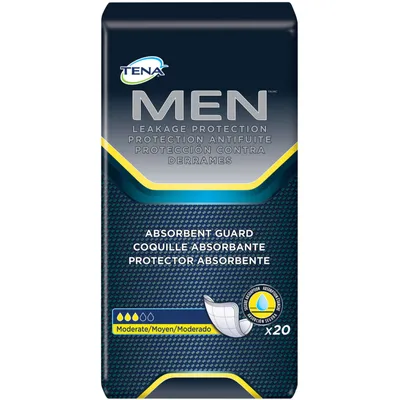 Incontinence Guards for Men, Maximum Absorbency, White, Men