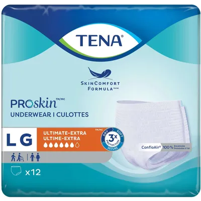 TENA PROskin Underwear with SkinComfort Formula L