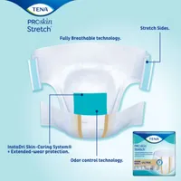 Stretch Adult Incontinence Brief, Ultra Absorbency, 2 XL, Beige