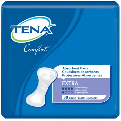 Comfort Extra Absorbency Incontinence Pad, White