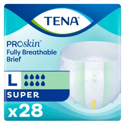 Adult Incontinence Brief, Super Absorbency, Large