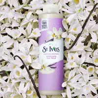 St. Ives Pampering Body Wash Vanilla & Oat Milk certified cruelty-free by PETA 650 ml