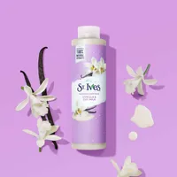 St. Ives Pampering Body Wash Vanilla & Oat Milk certified cruelty-free by PETA 650 ml